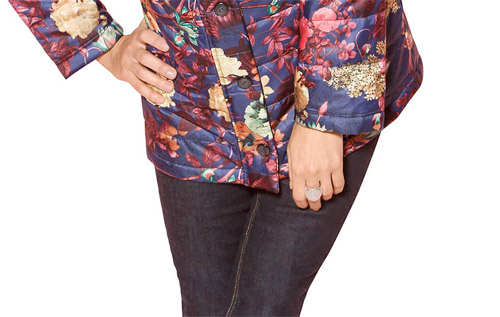 Steppjacke mit Blumenmuster SI_geblümte_Jacke_3