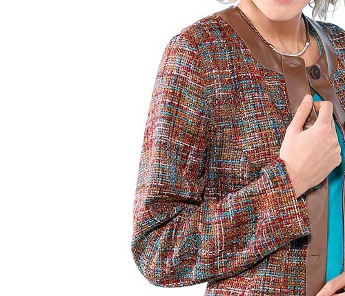 Klassich: braunkarierter Blazer Si_braun_karierter_Blazer_2